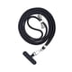 thumbnail image 2 of Sistema de correa de seguridad para teléfono con pestaña de sujeción, antipérdida y desmontable para el cuello Gris oscuro, 2 of 8