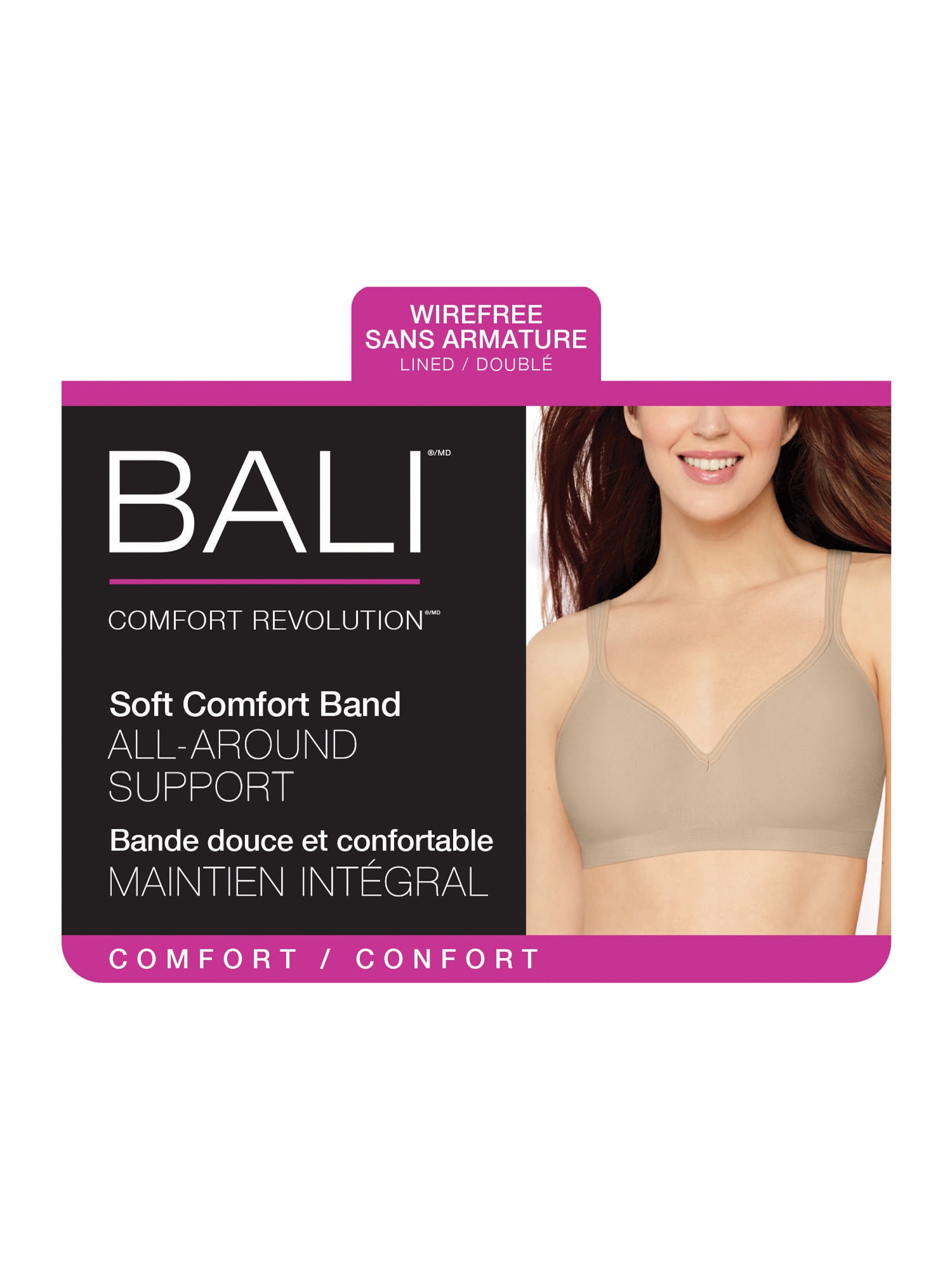 Bali Women's Comfort Revolution Wireless Bra, Style DF3463