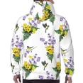 thumbnail image 7 of Salouo Lavender Flowers Pattern Men's Fall Hoodie Sweatshirt,Sport Hoodie with Pockets for Men Pullover Casual Hooded Sweatshirt-4X-Large, 7 of 7