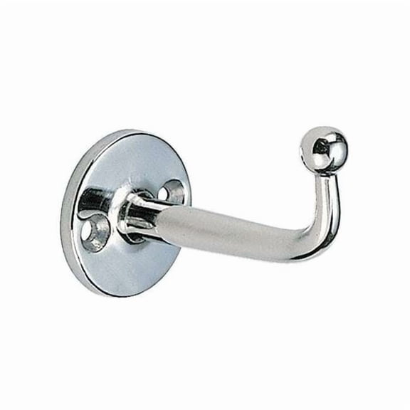 Sugatsune Hook,Silver,Stainless Steel,2 9/16 in D 4CRV1