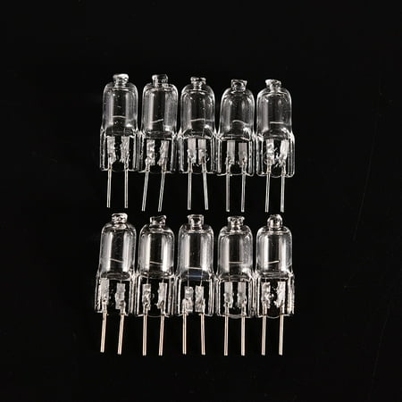 

10Pcs New Super Bright G4 12V 10w Tungsten Halogen Base Bulb Lamp Light y3W AL