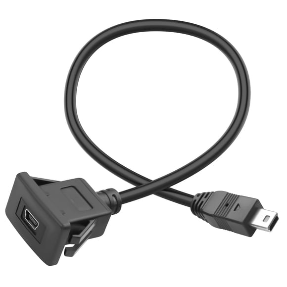Adaptador QIANRENON Mini USB macho a hembra 30 cm 480 Mbps 5V2A