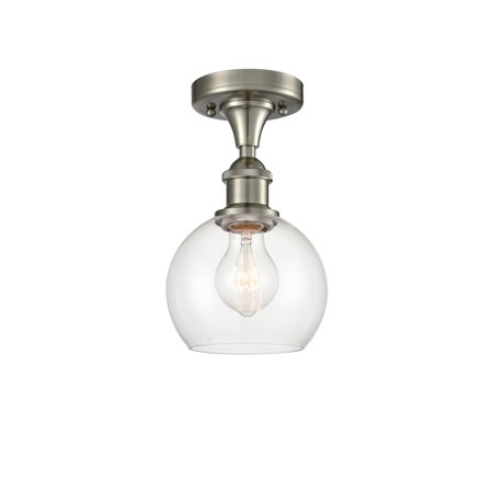 

Innovations Lighting 516-1C-10-6 Athens Semi-Flush Athens 6 Wide Semi-Flush Globe Ceiling