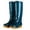 Dark Green, variant on YUEHUA Womens Rain Boots Mid Calf Rubber Boots for Women with Thick Sole Daily Wear Outdoor Activities Waterproof Lightweight Anti-Slip Garden Boots