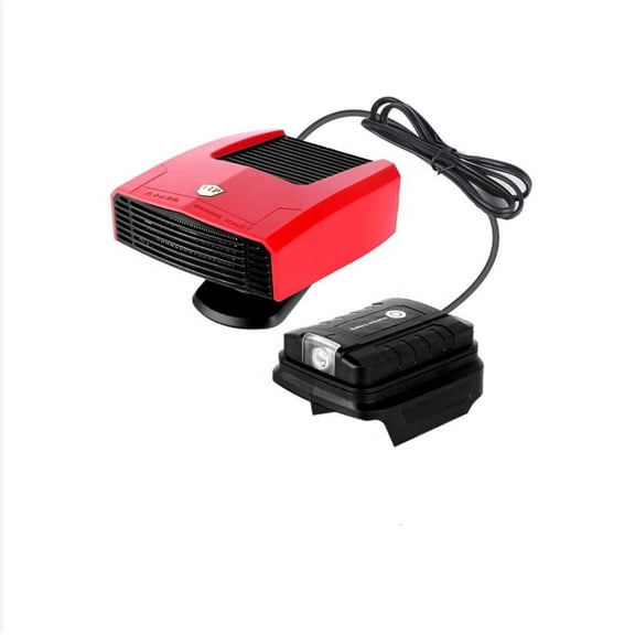 Ywmsfl Battery Powered Car Window Defogger Portable Heater for Golf Cart and Indoor Areas Also Fan Cooling