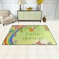 thumbnail image 3 of Coolnut Lightweight Non Slip Carpet Mats 60 x 39 inch (5'x 3'3"), Area Soft Rugs Floor Mat Rug Decoration for Kids Room Living Room Floral Hello Spring, 3 of 6