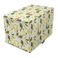 thumbnail image 1 of Autumn Dog Crate Cover, Seasonal Falling Leaves Print Garden Elements, Easy to Use Pet Kennel Cover Small Dogs Puppies Kittens, 7 Sizes, White Multicolor, by Ambesonne, 1 of 6