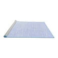 thumbnail image 2 of Ahgly Company Machine Washable Indoor Round Solid Blue Modern Area Rugs, 3' Round, 2 of 4