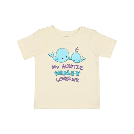 

Inktastic My Auntie Whale-y Loves Me Boys or Girls Baby T-Shirt