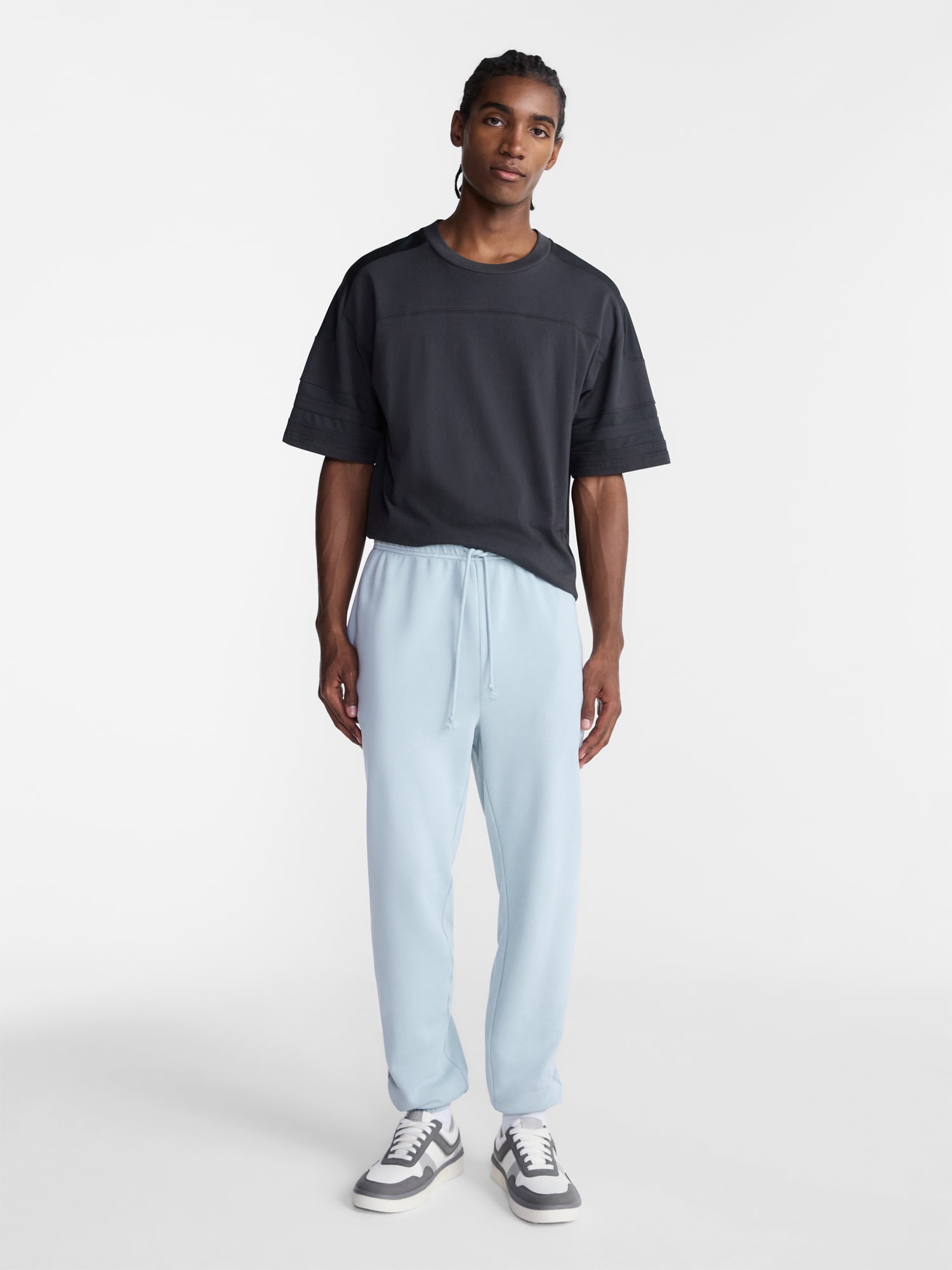 No Boundaries Soft Fleece Jogger Sweatpants, 30'' Inseam, Men's XS-4XLT