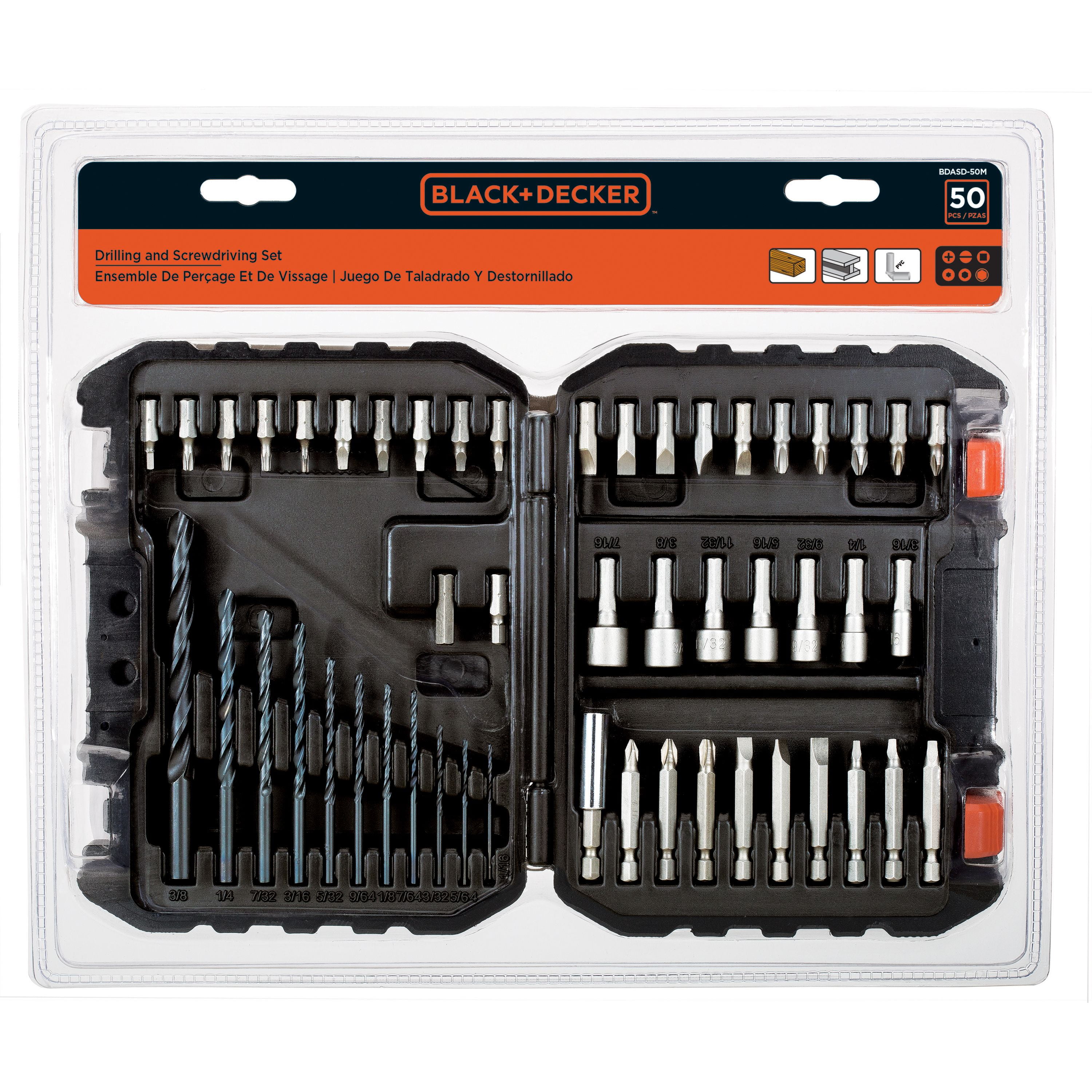 black and decker 50 piece toy tool set
