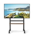 thumbnail image 4 of RTVR Modern Rolling TV Stand for 40 to 86 inch Screen, Metal TV Stand Wheels with Adjuatable Shelf, 4 of 9