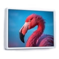 thumbnail image 2 of Designart "Enigmatic Pink Flamingo II" Animals Flamingo Floater Framed Wall Art Prints, 2 of 5