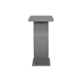 thumbnail image 6 of Modern Egg-Shaped Side Table with Reinforced Base, Grey, 6 of 7