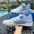 thumbnail image 4 of Ad-id-as Forum Low White Blue Dawn Men's Athletic Shoes GY0003 Size 11, 4 of 6