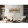 thumbnail image 6 of AEFER Wall Art Abstract Gold Tree of Life Modern Artwork Canvas Painting Textured Tree Pictures Wall Decor for Living Room Bedroom Dining Room Home Office Decor Frame: 12x16inch(30x40cm), 6 of 6