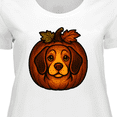 thumbnail image 4 of Inktastic Halloween Beagle Pumpkin Women's Plus Size T-Shirt, 4 of 5