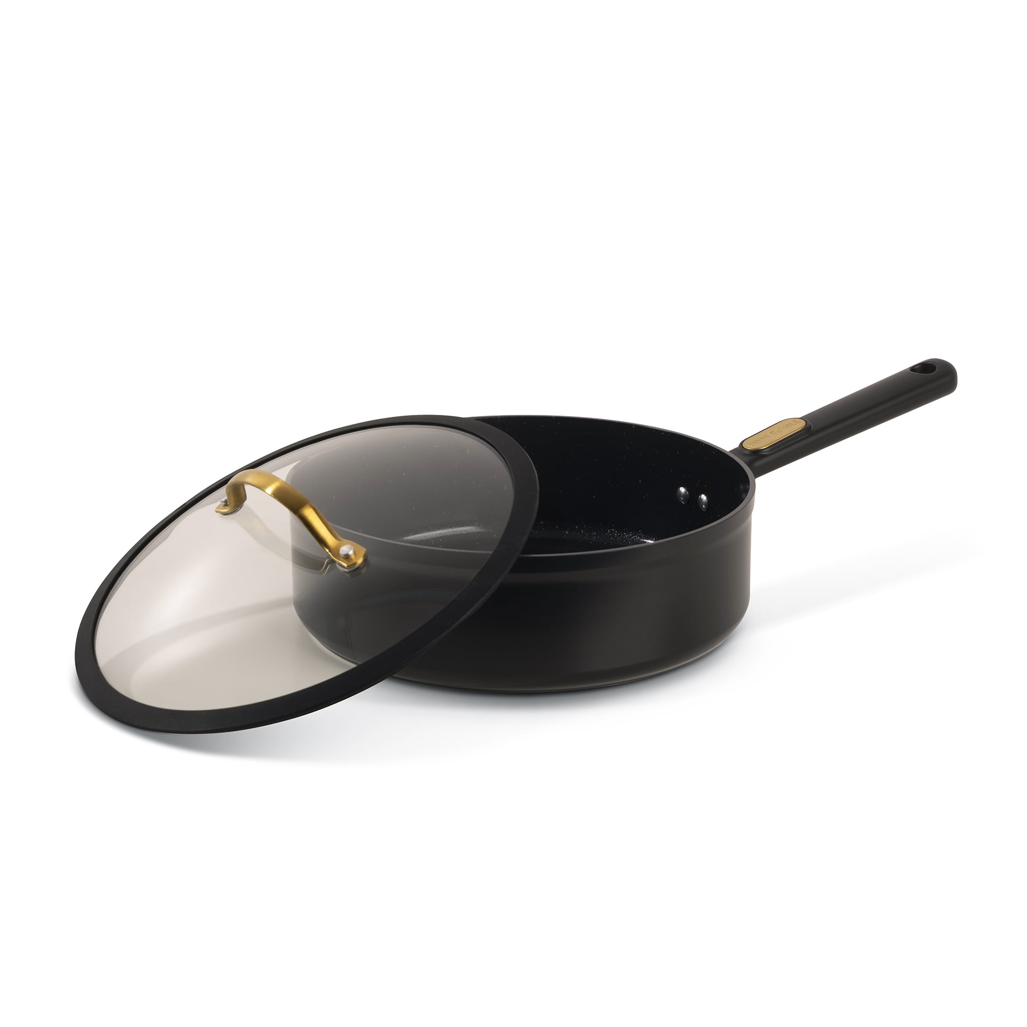 Thyme & Table 32-Piece Aluminum Cookware Set - Black