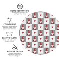 thumbnail image 4 of Bingfone Vintage Gnomes and Hearts Leather Drinks Coasters with Set of 6,Suitable for Home Kitchen,Coffee Cup Coasters Home Gift, 4 of 9