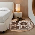 thumbnail image 2 of Round Rug 3.3Ft Washable Non-Slip, Vintage Farmhouse Circle Area Rugs for Living Room Bedroom, Retro Home Text Country Star Wooden Indoor Floor Mats Carpet Runner for Home Decor Aesthetic, 2 of 8