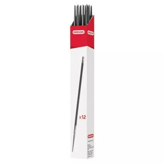 Oregon 70505 5.0mm by 8-Inch Round Saw File, 12-Pack