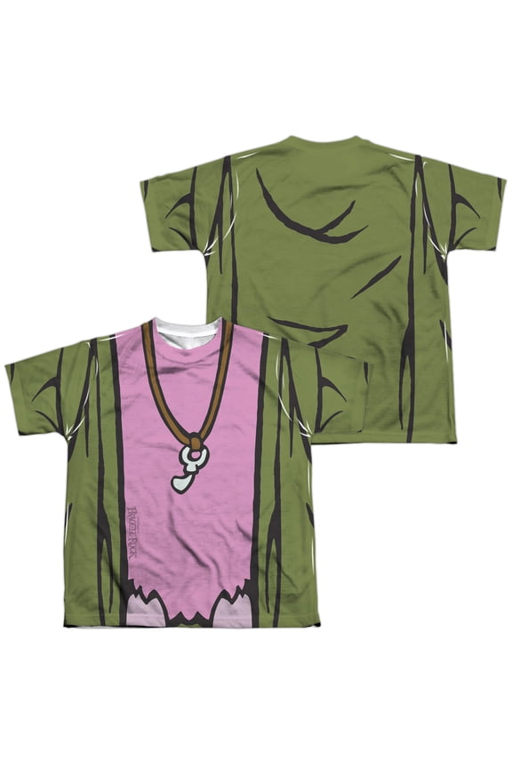Fraggle Rock - Mokey Uniform (Front/Back Print) - Youth Short Sleeve Shirt - X-Large