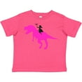 thumbnail image 3 of Inktastic Princess Riding Her T-rex Girls Toddler T-Shirt, 3 of 5