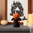 thumbnail image 6 of CarpNettore Halloween Miniature Pumpkin Figurine Cute Party Favors for Home Table Garden Devil, 6 of 9