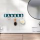 thumbnail image 4 of Of Hanging Adhesive Hooks No Hole Punching Non-marking Self-adhesive Hooks Corner Sticker Hooks Bathroom Kitchen Cloak Hooks, 4 of 5
