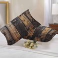 thumbnail image 2 of Lumbar Pillow Covers 20x12 Inch Set of 2, Black Brown Board Waterproof Outdoor Pillow Covers, Vintage Chic Shabby Wooden Grain Decorative Cushion Pillowcases for Couch, Sofa, Bed, Garden, Patio, 2 of 9