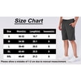 thumbnail image 7 of ASUDESIRE 5 Pack Men's Athletic Shorts Mesh Workout Gym Activewear Basketball Shorts 8" Inseam With Pockets, 7 of 7