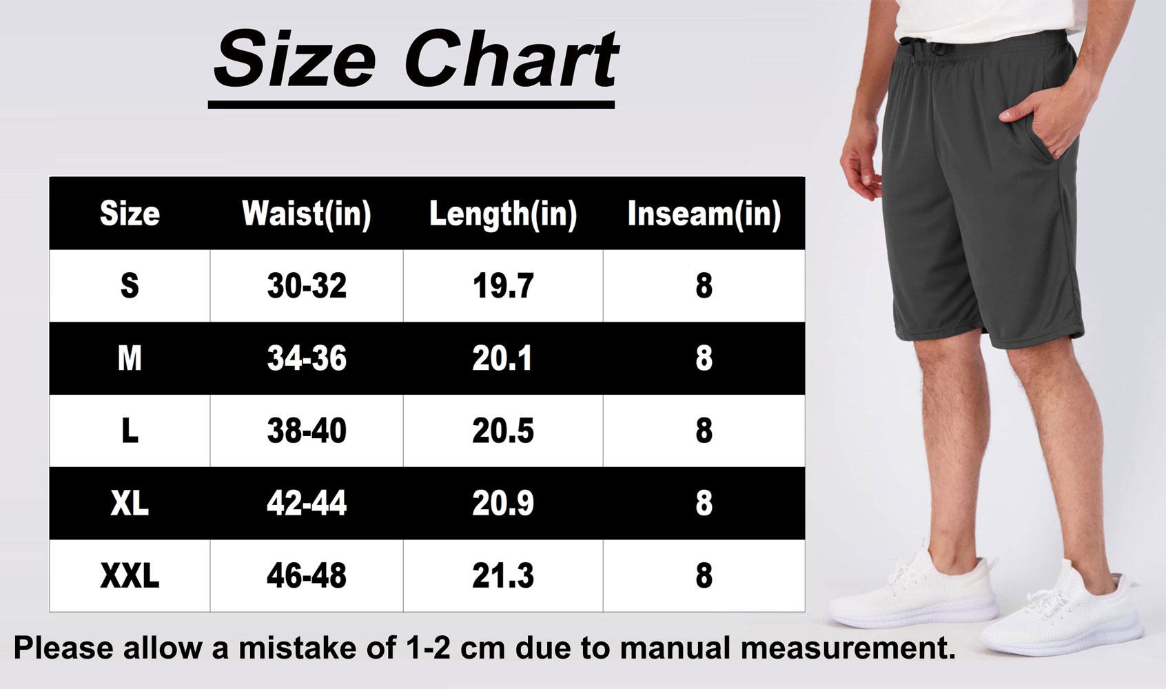 ASUDESIRE Men's 5-Pack Athletic Mesh Shorts photo 7