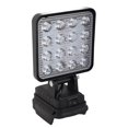 thumbnail image 1 of Reflector De Trabajo LED, Fácil Operación 8W 16 Perlas De Lámpara 6500K ABS Apagado Automático Luz De Trabajo LED Inalámbrica Batería De Litio De 18V Alimentada Para Acampar, 1 of 8