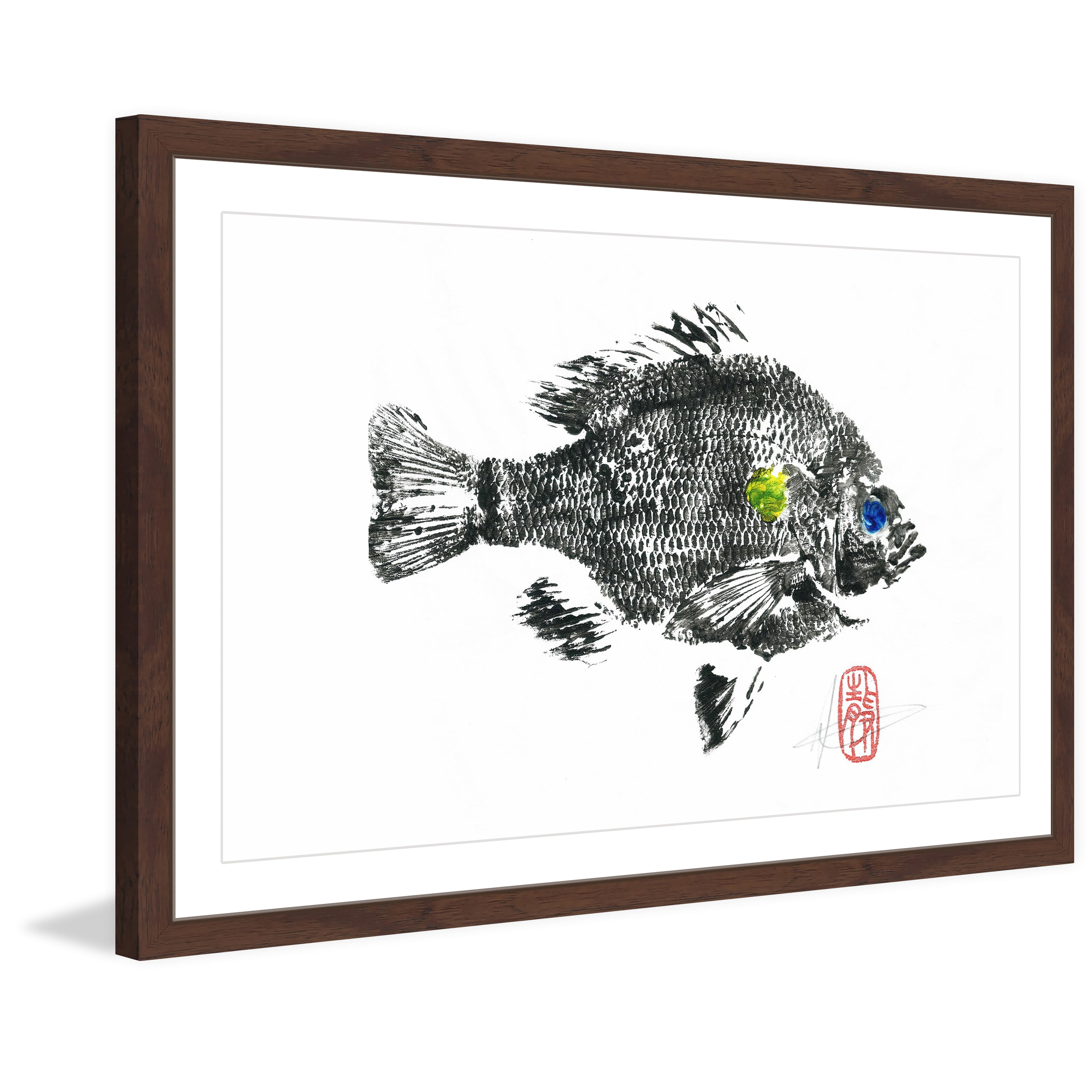 "Sunfish" Framed Painting Print