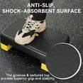 thumbnail image 3 of Fitvids 18" Workout Aerobic Stepper Platform, Adjustable Risers, Black/Yellow, 3 of 7
