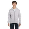 thumbnail image 1 of Hanes Comfortblend EcoSmart Chandail à Capuchon pour Enfants à Fermeture Éclair Complète Gris 6-8, 1 of 2