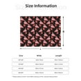 thumbnail image 5 of Yiaed New Year Flamingo Print Blanket Throw Blanket Soft Cozy Flannel Blanket for Home Bed Sofa Couch Chair-40"x30", 5 of 6