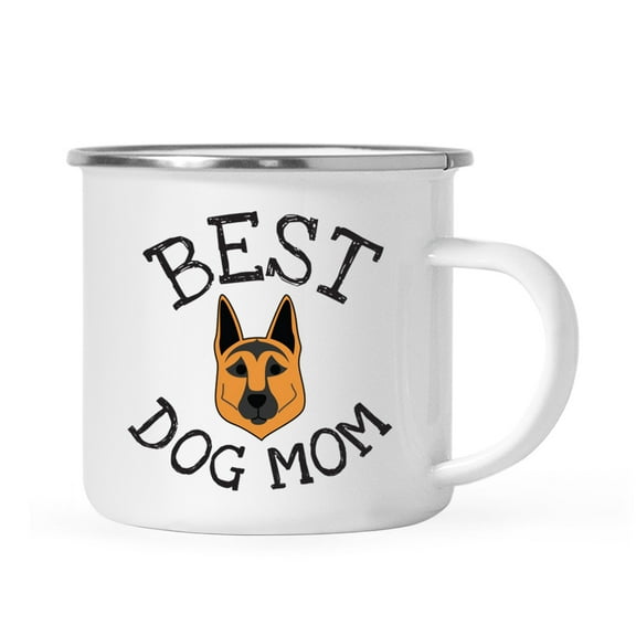 Koyal Wholesale Best Dog Mom Stainless Steel Campfire Mug German Shepard, Dog Graphic