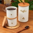 thumbnail image 5 of Coffee Canister, 3 pack Large Airtight Coffee Bean Storage Container, Café Grounds Container, Cafe Jar Cafe Holder, Food Storage Container for Flour, Sugar, Tea, 5 of 10