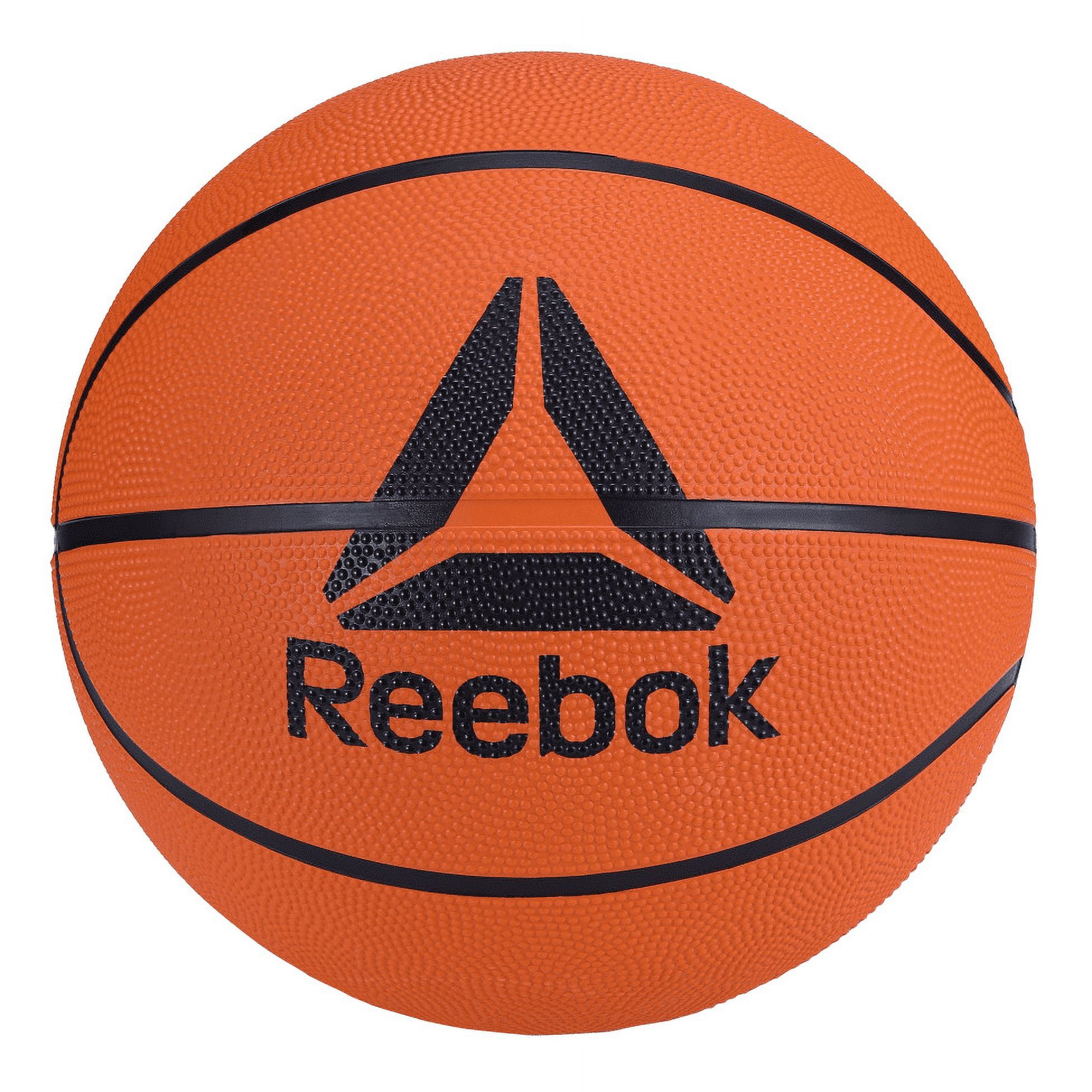 Reebok Delta Rubber Outdoor Basketball for Outdoor Play & Practice, Official Regulation Game Size 7 (29.5 in)