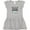 AC-Heather Grey, variant on Inktastic Walk by Faith Quote Girls Toddler Dress