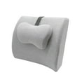 thumbnail image 4 of Esquirla Office Chair Back Support Breathable Back Support for Couch Gaming Chair Car light gray, 4 of 8