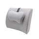 thumbnail image 5 of Cojín para la espalda y la cintura, cojín de espuma viscoelástica, correas ajustables, cojín para la parte inferior de la espalda, almohada de soporte gris claro, 5 of 8