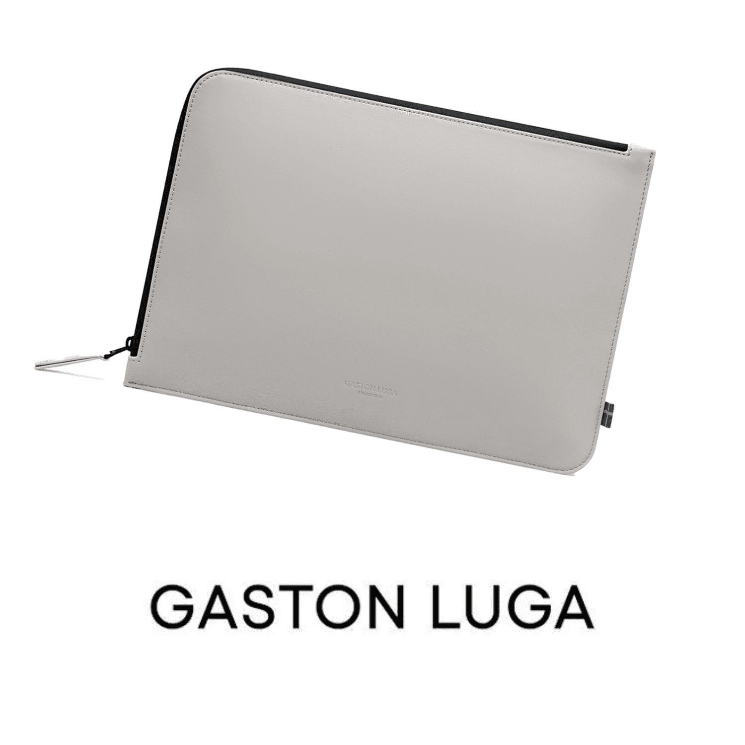 Gaston Luga Dash Laptop Sleeve 13"/14" | Durable Vegan Leather | Fits Laptops 11″- 14″ | Taupe