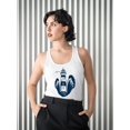 thumbnail image 2 of Lighthouse With Waves Racerback Tank Women -SPIdeals Designs, Female x-Large, 2 of 4