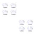 thumbnail image 3 of Minnieouse 4Pcs Kids White Chef Hats Elastic Costume Funny BBQ Kindergarten Hat Children Caps Household Cooking Cake Professional Toy 2piezas, 3 of 6