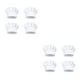 thumbnail image 4 of Gorros de Chef Sonducket 4 Uds. blancos para niños sombrero de cocina elástico profesional, 4 of 6