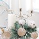thumbnail image 2 of Adornos navideños festivos con bolas para bodas, fiestas y eventos Adornos de cristal con lentejuelas brillantes, 2 of 8
