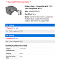 thumbnail image 2 of Brake Caliper - Compatible with 1997 - 2005 Freightliner MT35 1998 1999 2000 2001 2002 2003 2004, 2 of 2