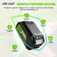 thumbnail image 5 of 2Pack Replacement Green-works 24V Lithium Battery 4.0Ah 29842 29852 29322 BAG709 BAG710 20352 22232 2508302, 5 of 6